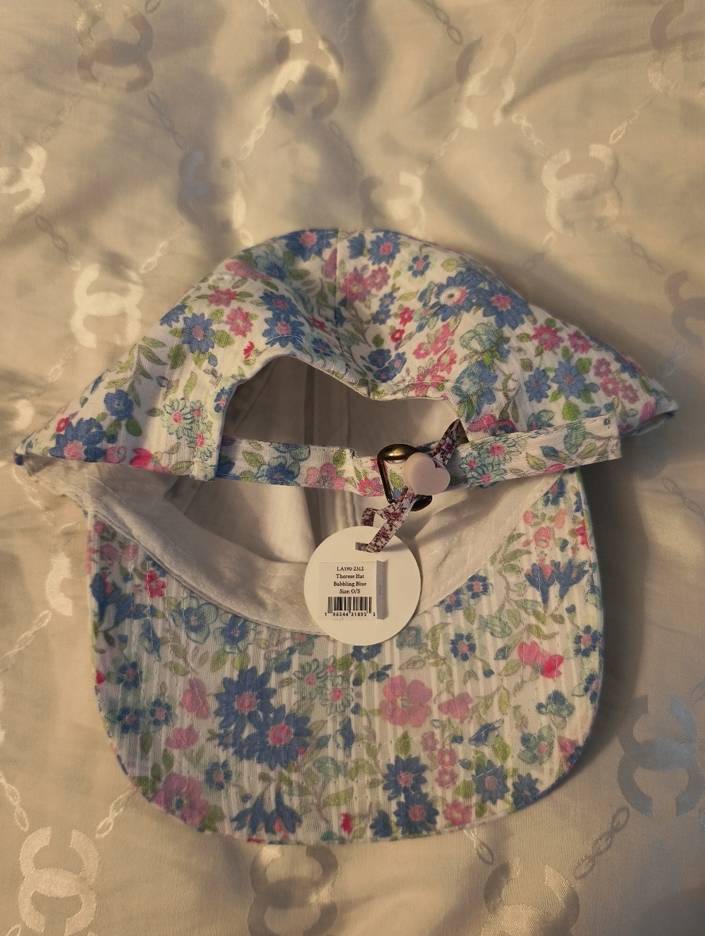 NWT LoveSackFancy Floral Hat Rare Sold Out Everywhere - Picture 5 of 6